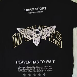Darc Sport Wolves Forever Black Graphic Tee